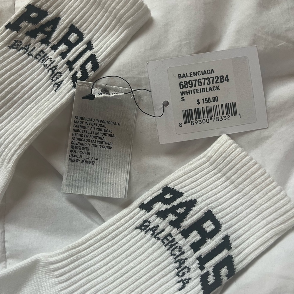 Balenciaga Cities Paris Tennis Socks